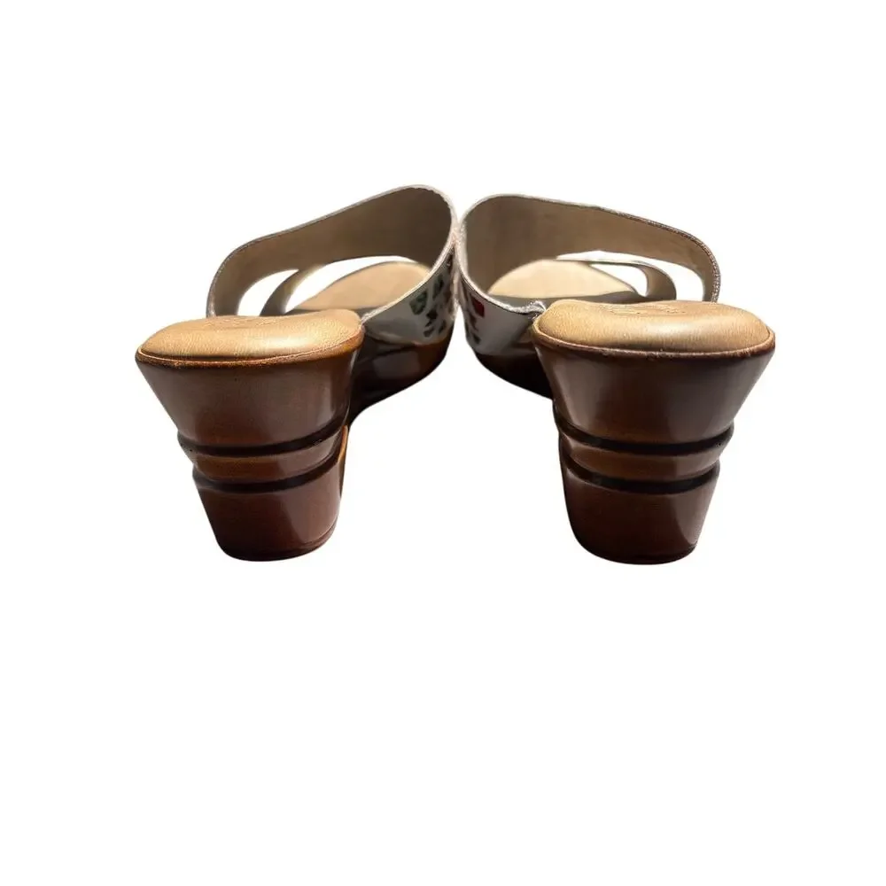 Tuscany by Easy Street Viniko Sandals 9.5 W Leather Never Worn Comfort Shoe Boho